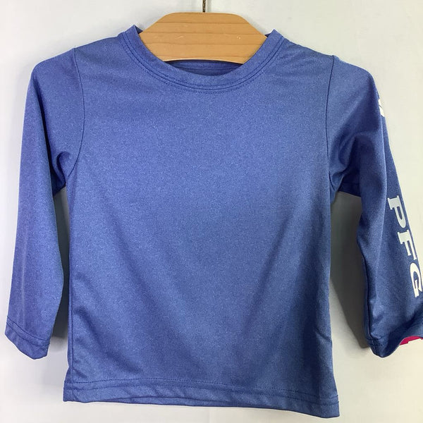 Size 2: Columbia Blue Omni Shade Long Sleeve Shirt