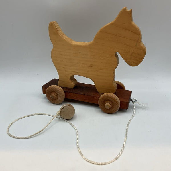 Wooden Pull Along Dog
