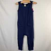 Size 2 (85): Hanna Andersson Navy French Terry Overalls
