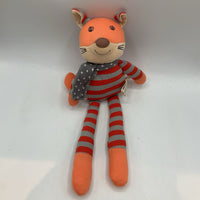 Organic Farm Buddies Fox Rattle Plush