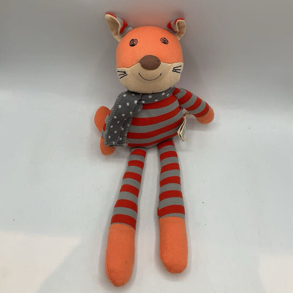 Organic Farm Buddies Fox Rattle Plush