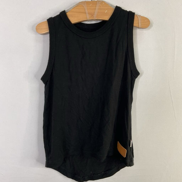 Size 12m: Halo & Horns Black Bamboo Tank