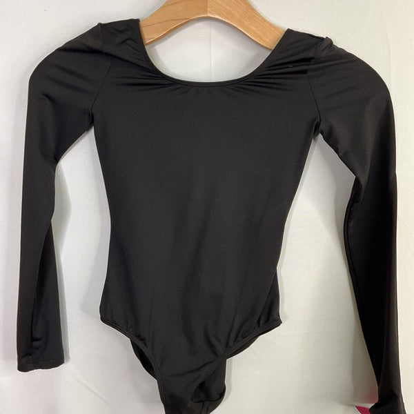 Size 8-10: Bloch Black Long Sleeve Dance Leotard