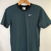 Size 10-12: Nike Black/Blue Grid Dress