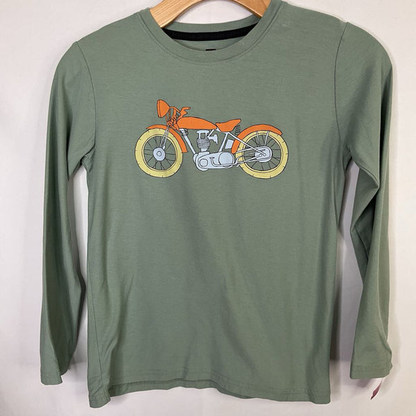 Size 10: Tea Green/Multi Motorcycle Long Sleeve Shirt