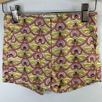 Size 5: Crewcuts Pink/Orange/Yellow Print Adjustable Waist Shorts