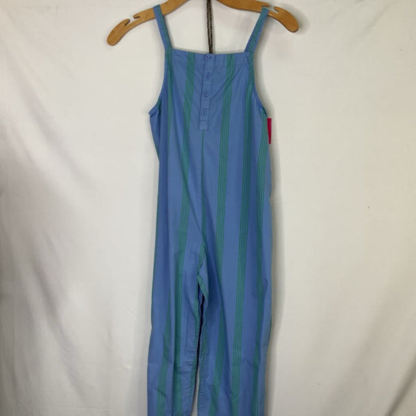 Size 10: Tiny Cottons Blue/Green Strappy Romper