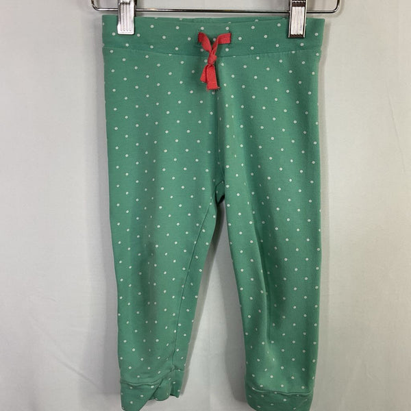 Size 18-24m: Boden Green/White Dots Cozy Pants