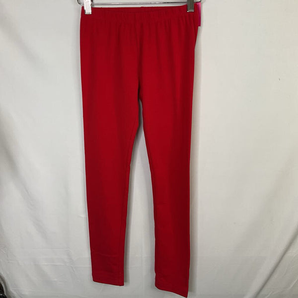 Size 10 (140):Hanna Andersson Red Leggings