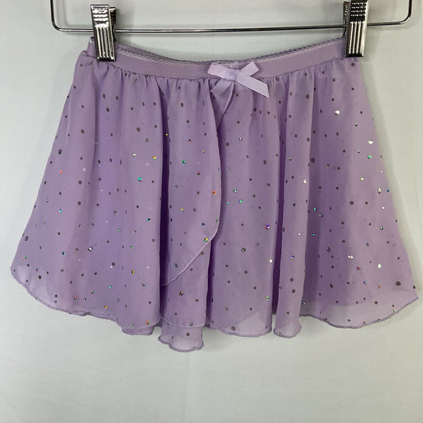 Size 8-10: Blue Purple Sequin Tulle Dance Skirt