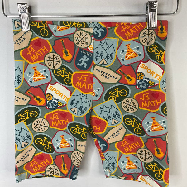 Size 8: Piccolina Colorful Adventure Print Bike Shorts