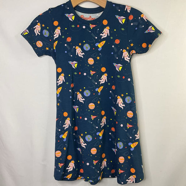 Size 8: Piccolina Blue/Multi Space Print Dress