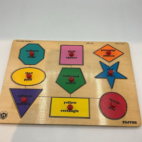 Wooden Shapes Peg Puzzle
