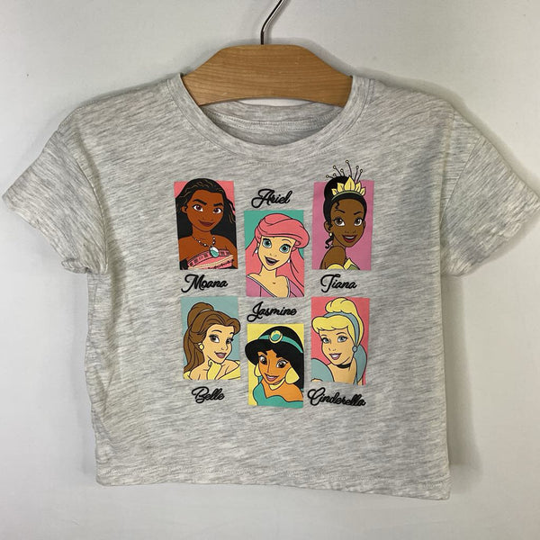 Size 4: Disney Grey/Multi Princesses T-Shirt