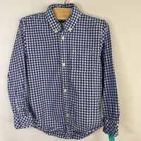 Size 5-6: H&M Blue/White Gingham Button-Up Shirt
