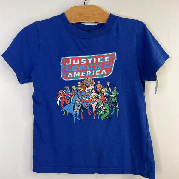 Size 4-5: Blue Justice League Character T-Shirt