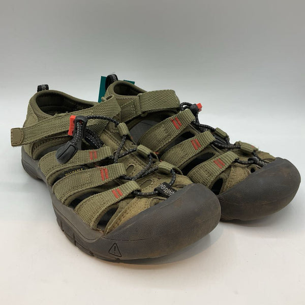Size 3Y: Keen Green Velcro/Toggle Sandals