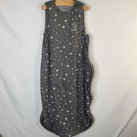 Size 2-24m: Woolino Grey/White Stars Merino Wool Sleep Sack