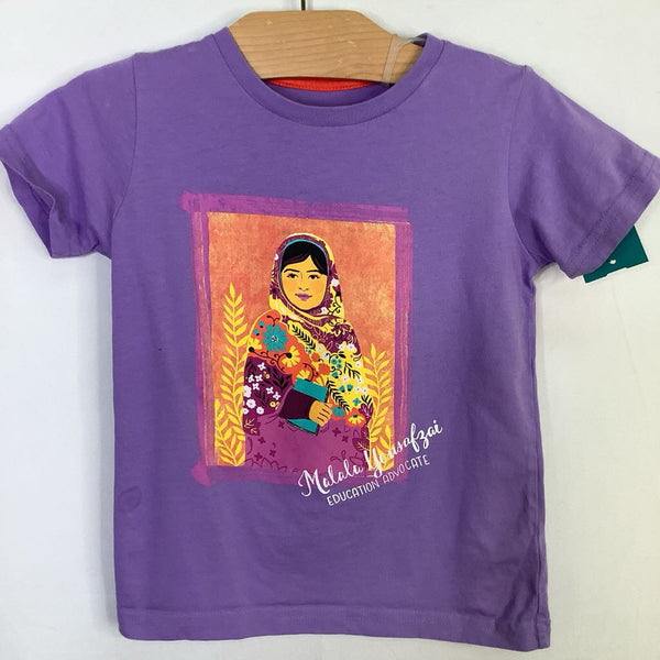 Size 3: Piccolina Purple/Multi Malala T-Shirt
