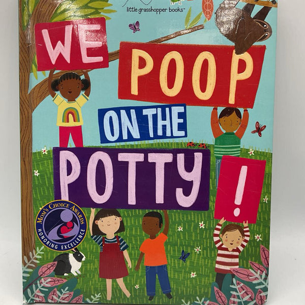 We Poop on the Potty (board book)