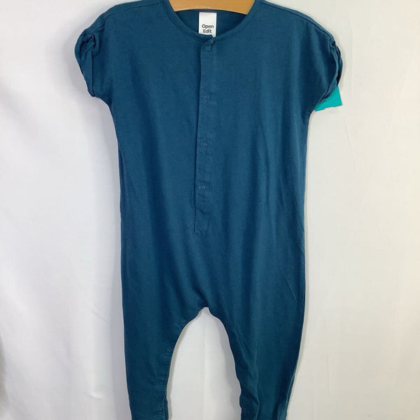 Size 18m: Open Edit Blue Snap-Up Romper
