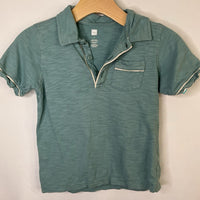 Size 7: Tea Blue/White Trim Polo