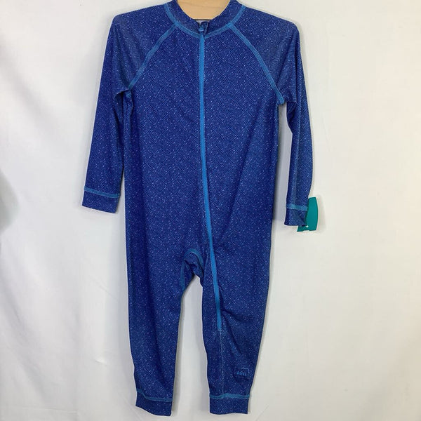 Size 2: REI Blue Diamonds Base Layer Onesie