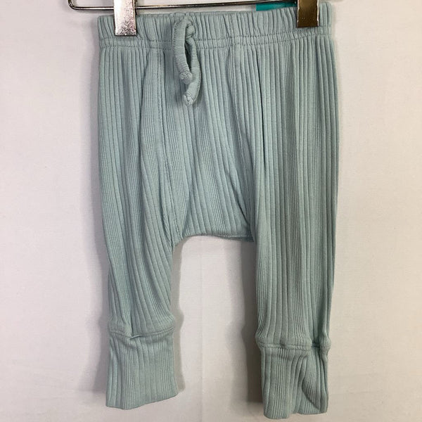 Size 3-6m: Kate Quinn Light Blue Ribbed Cozy Pants