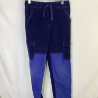 Size 10 (140): Hanna Andersson Blue Corduroy/Twill Cargo Pants REDUCED