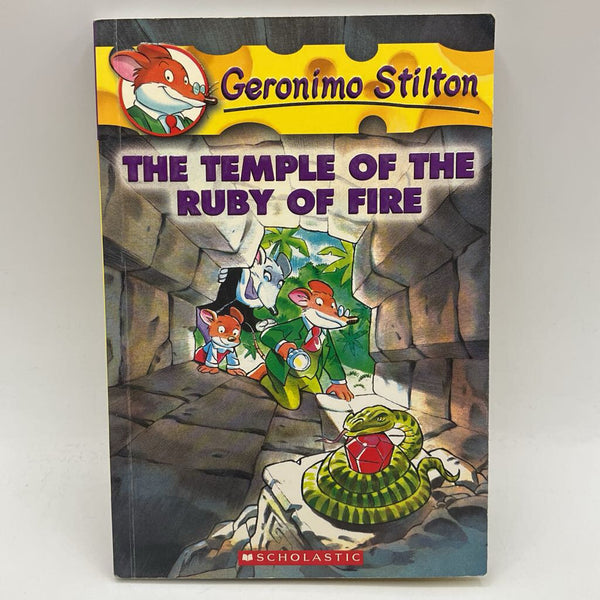 Geronimo Stilton The Temple Of The Ruby Of Fire (paperback)