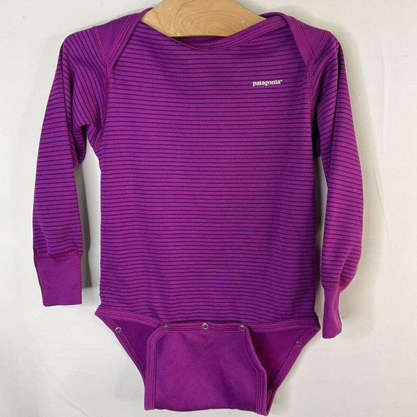 Size 2: Patagonia Purple Long Sleeve Onesie