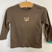 Size 2: Jamie Kay Gray Teddy Long Sleeve Shirt