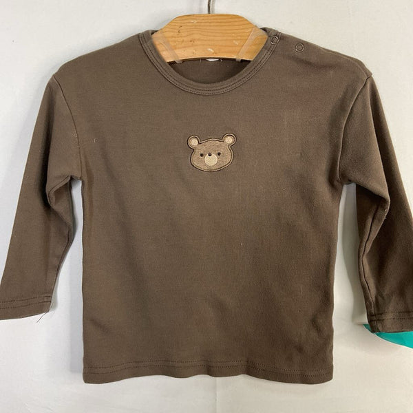 Size 2: Jamie Kay Gray Teddy Long Sleeve Shirt