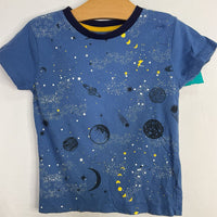 Size 6-7: Mightly Blue/White Space T-Shirt