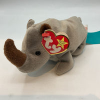 TY Beanie Baby Spike the Rhino Plush