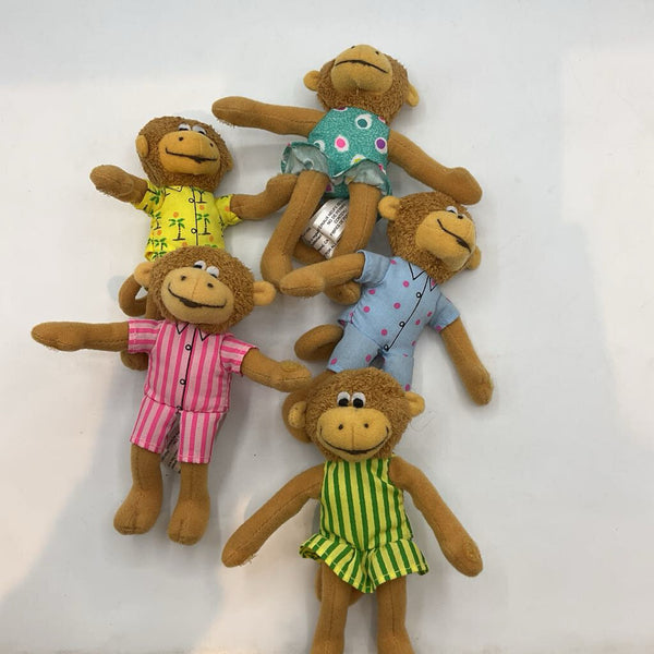 Five Little Monkeys Plush Set