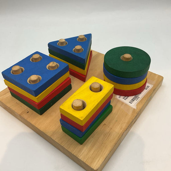 Wooden Stacking Shapes Puzzle