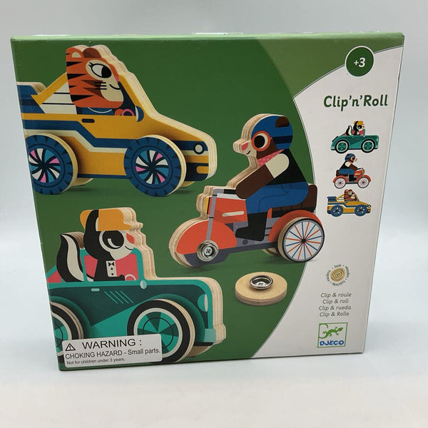 DJECO Clip n' Roll Wooden Puzzle