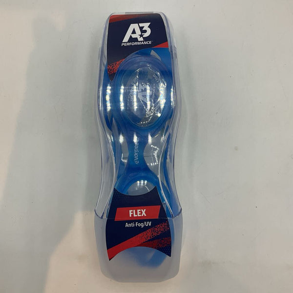 A3 Anti Fog Blue Swim Goggles