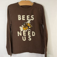 Size 6-7: Gap Brown 'Bees Need Us' Long Sleeve Shirt