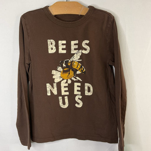 Size 6-7: Gap Brown 'Bees Need Us' Long Sleeve Shirt