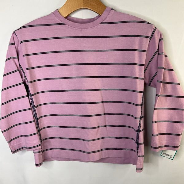 Size 8-9: Zara Purple/Navy Striped Long Sleeve Shirt