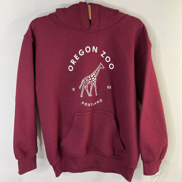 Size 6-7: Burgundy/White Oregon Zoo Pullover Hoodie