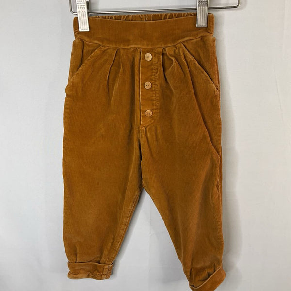 Size 2: Chaboukie Brown Corduroy Soft Waist Pants