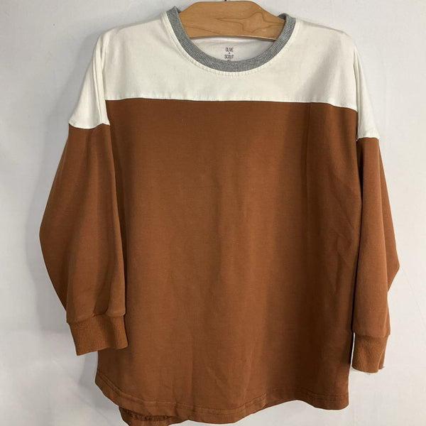 Size 5: Olive + Scout Brown/White Long Sleeve