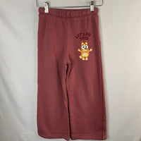 Size 7: H&M Purple/Orange Bluey/Bingo Sweatpants