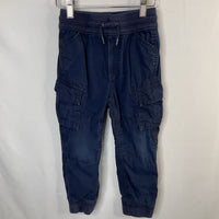 Size 4-5: Gap Navy Jersey Lined Cargo Pants