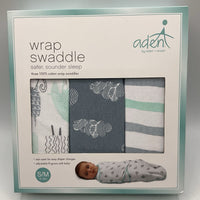 Aden + Anais Essentials 3pk Easy Wrap Swaddle NEW