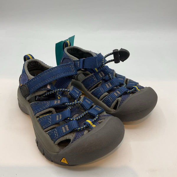 Size 8: Keen Blue/Gray Velcro/Toggle Sandals