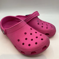 Size 4Y: Crocs Pink Clogs